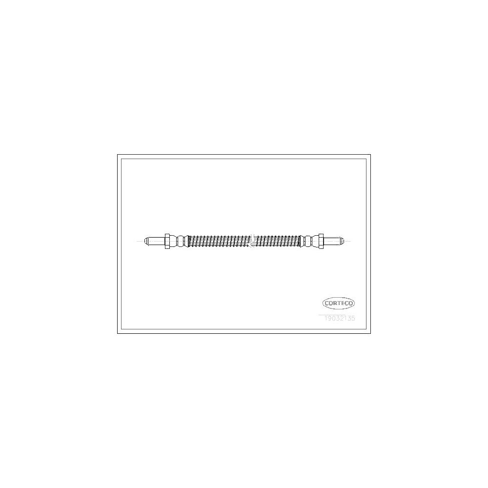Bremsschlauch CORTECO 19032135 f&uuml;r FORD, Vorderachse