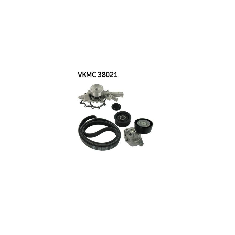 Wasserpumpe + Keilrippenriemensatz SKF VKMC 38021 f&uuml;r AUDI CHRYSLER FIAT LANCIA