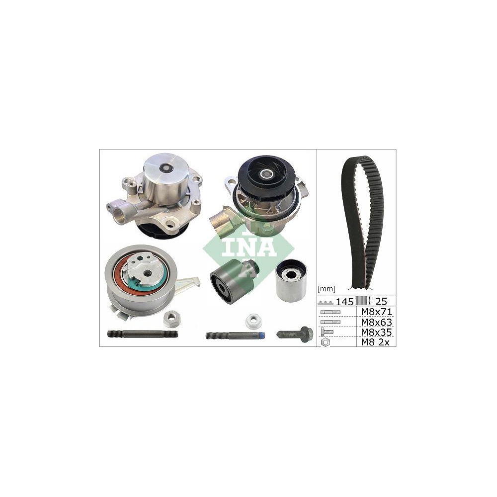 Wasserpumpe + Zahnriemensatz Schaeffler INA 530 0699 31 für AUDI SEAT SKODA VW