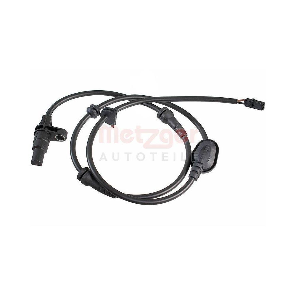 Sensor, Raddrehzahl METZGER 09001535 f&uuml;r SKODA VW, Hinterachse links