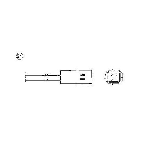 Lambdasonde NTK 91202 f&uuml;r