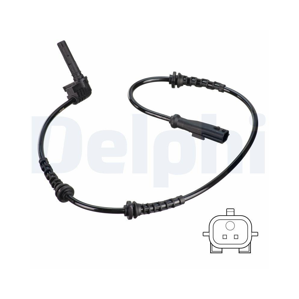 DELPHI SS20820 Sensor, Raddrehzahl f&uuml;r RENAULT, Vorderachse
