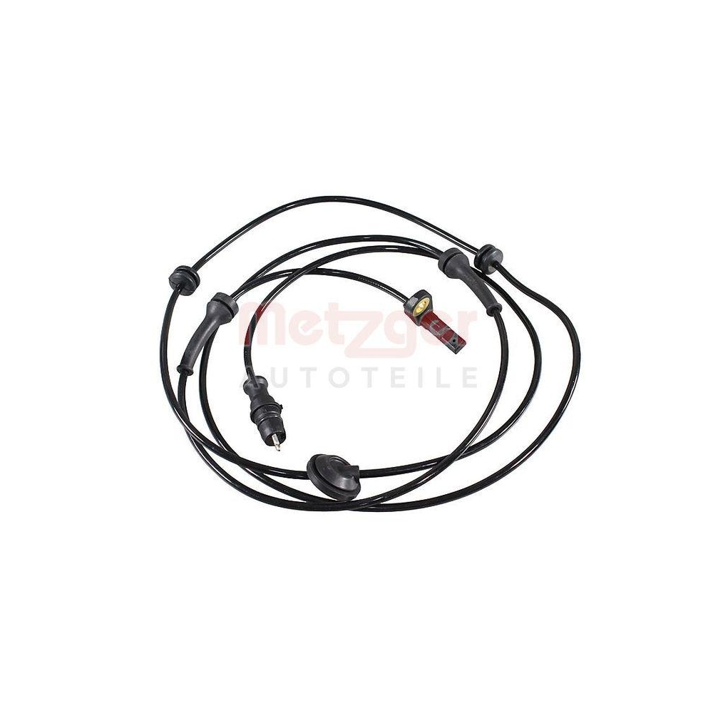 Sensor, Raddrehzahl METZGER 09001501 f&uuml;r FIAT, Hinterachse