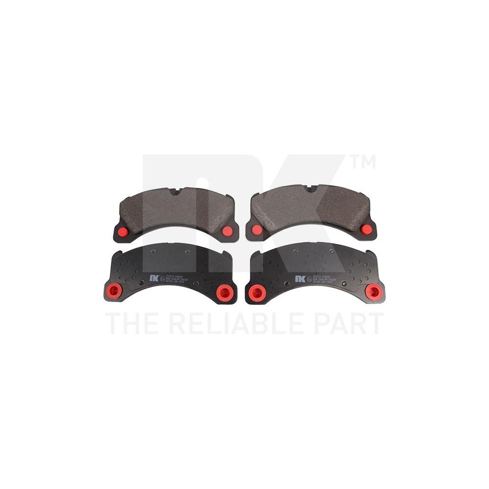 Bremsbelagsatz, Scheibenbremse NK 225612 f&uuml;r PORSCHE, Vorderachse