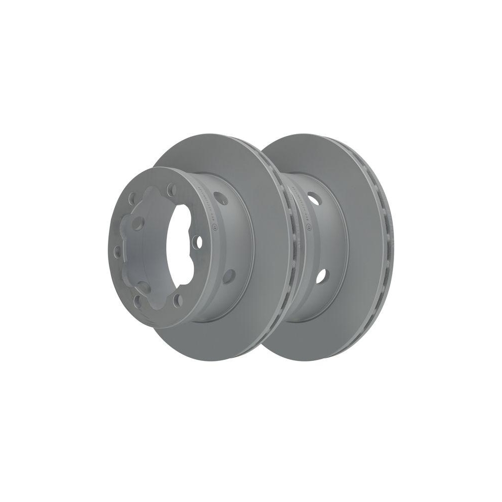 Bremsscheibe ATE 24.0122-0196.1 f&uuml;r MERCEDES-BENZ VAG, Hinterachse