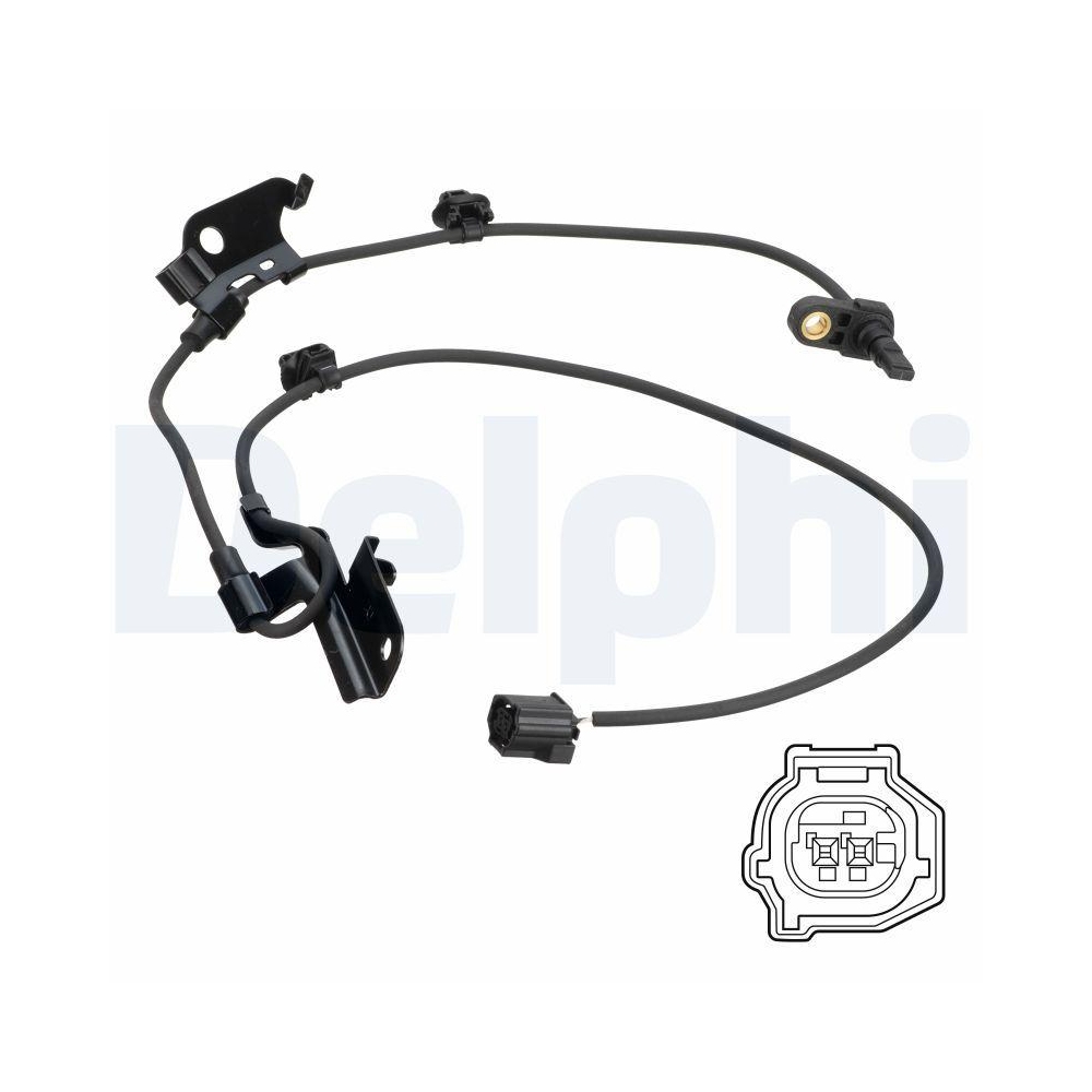 DELPHI SS20466 Sensor, Raddrehzahl f&uuml;r TOYOTA, Vorderachse rechts