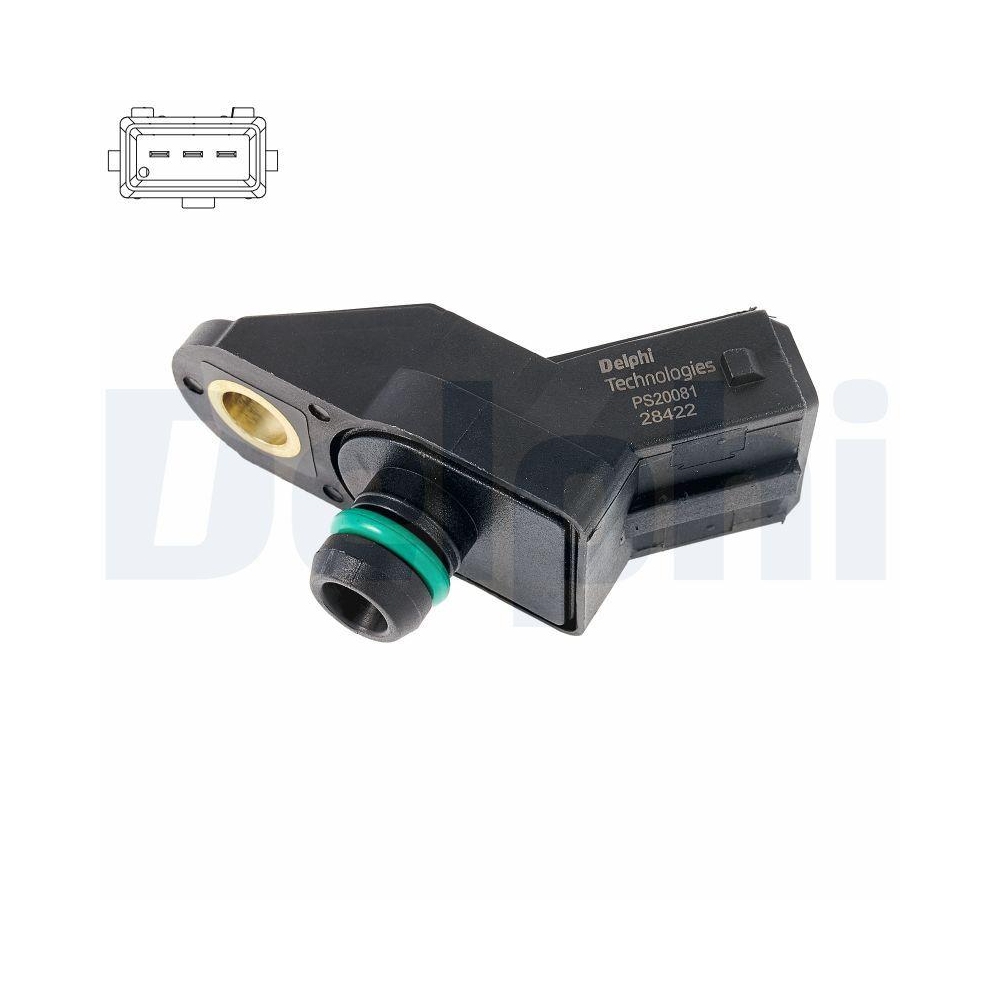 DELPHI PS20081-12B1 Sensor, Ladedruck f&uuml;r CITRO&Euml;N FIAT LANCIA PEUGEOT RENAULT
