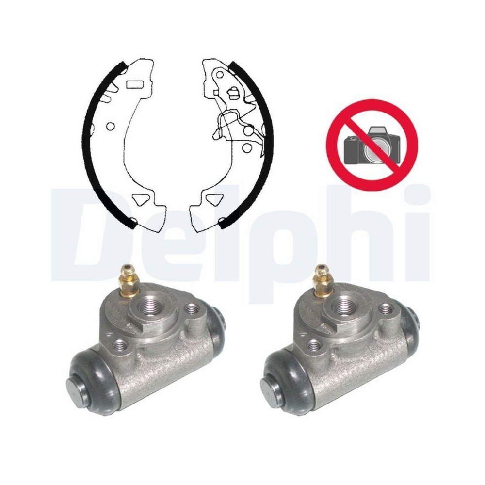 DELPHI KP956 Bremsbackensatz für, Hinterachse