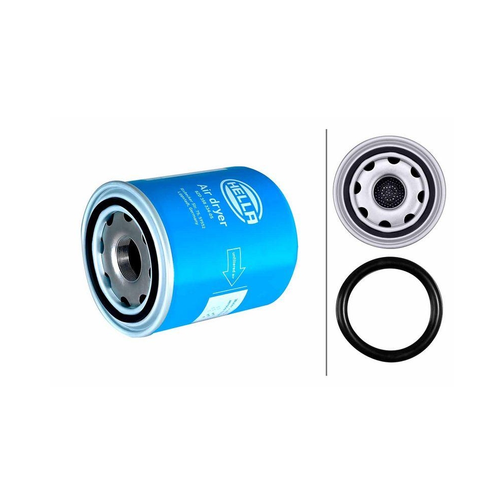 HELLA Lufttrocknerpatrone, Druckluftanlage 8ZD 358 334-051 f&uuml;r DAF