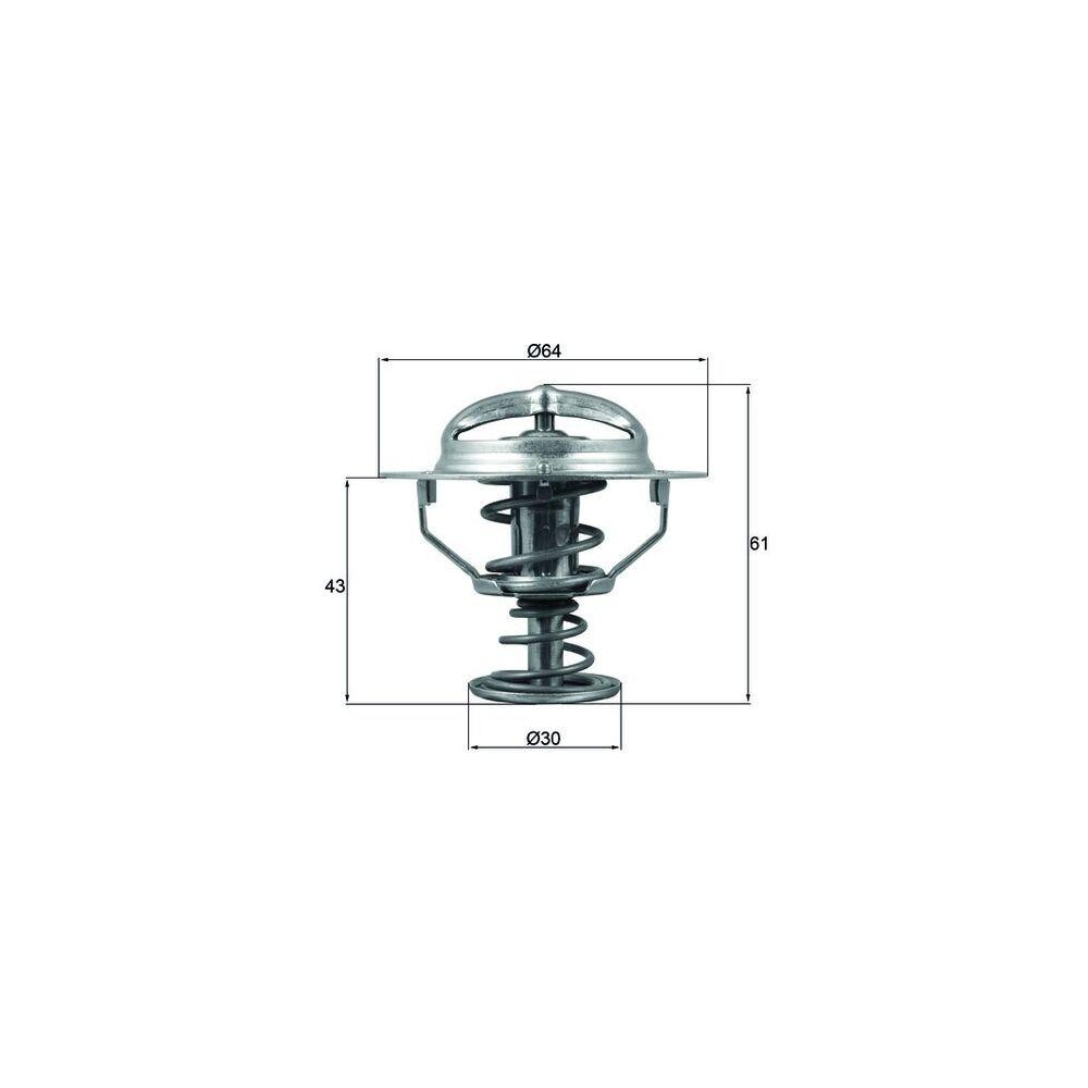 Thermostat, K&uuml;hlmittel MAHLE TX 178 78D BEHR f&uuml;r HONDA TOYOTA ACURA