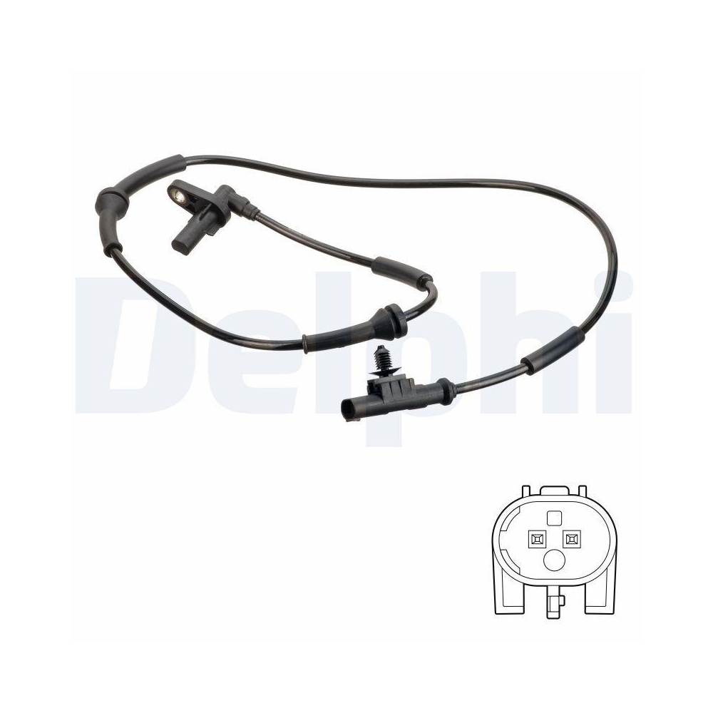 DELPHI SS20776 Sensor, Raddrehzahl f&uuml;r LADA, Vorderachse
