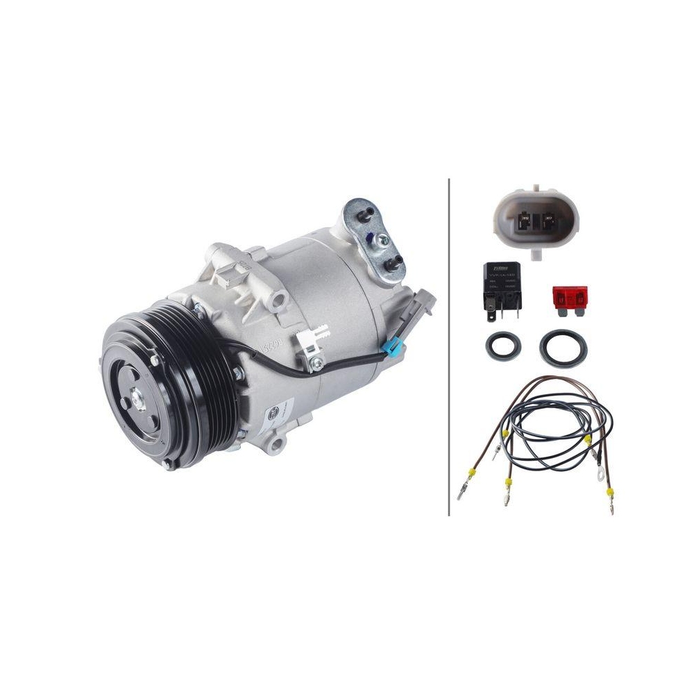 HELLA Kompressor, Klimaanlage 8FK 366 200-541 >>> Easy2Fit <<< f&uuml;r OPEL VAUXHALL
