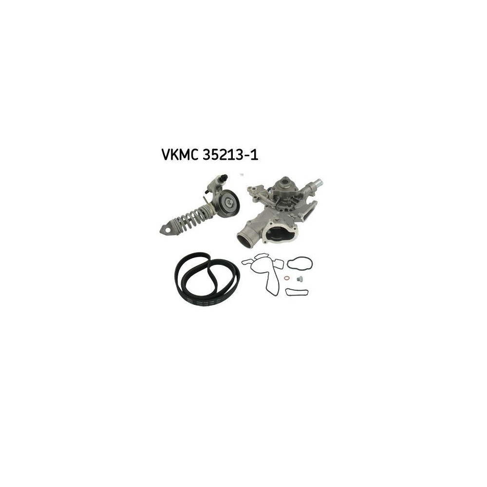 Wasserpumpe + Keilrippenriemensatz SKF VKMC 35213-1 f&uuml;r OPEL VAUXHALL CHEVROLET