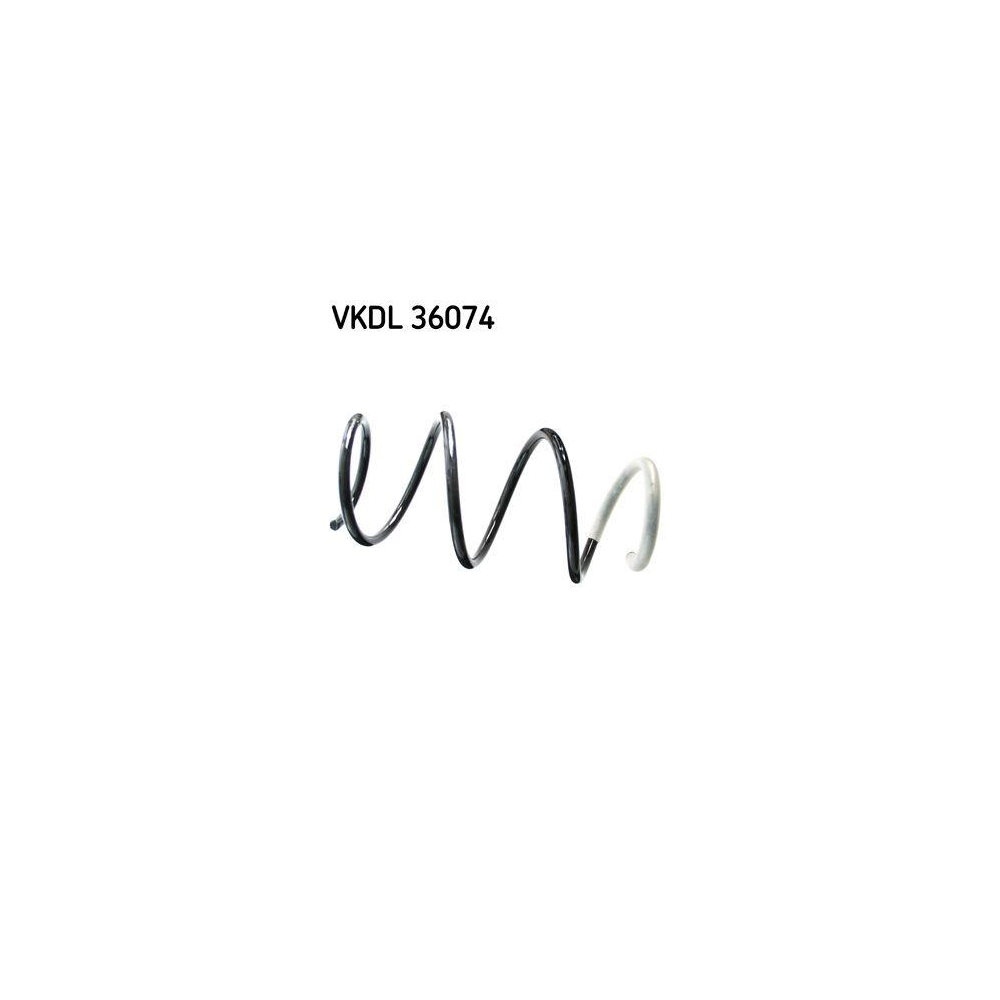 Fahrwerksfeder SKF VKDL 36074 f&uuml;r RENAULT DACIA, Vorderachse