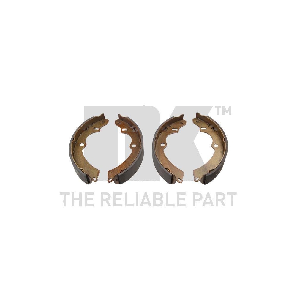 Bremsbackensatz NK 2740481 f&uuml;r BEDFORD SUZUKI GME, Hinterachse