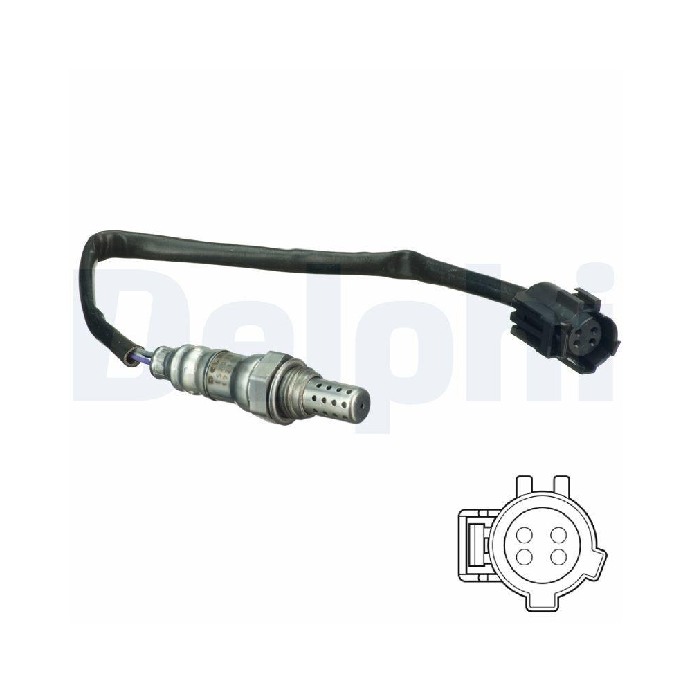 DELPHI ES20321-12B1 Lambdasonde für CHRYSLER DODGE JEEP, links, nach Katalysator