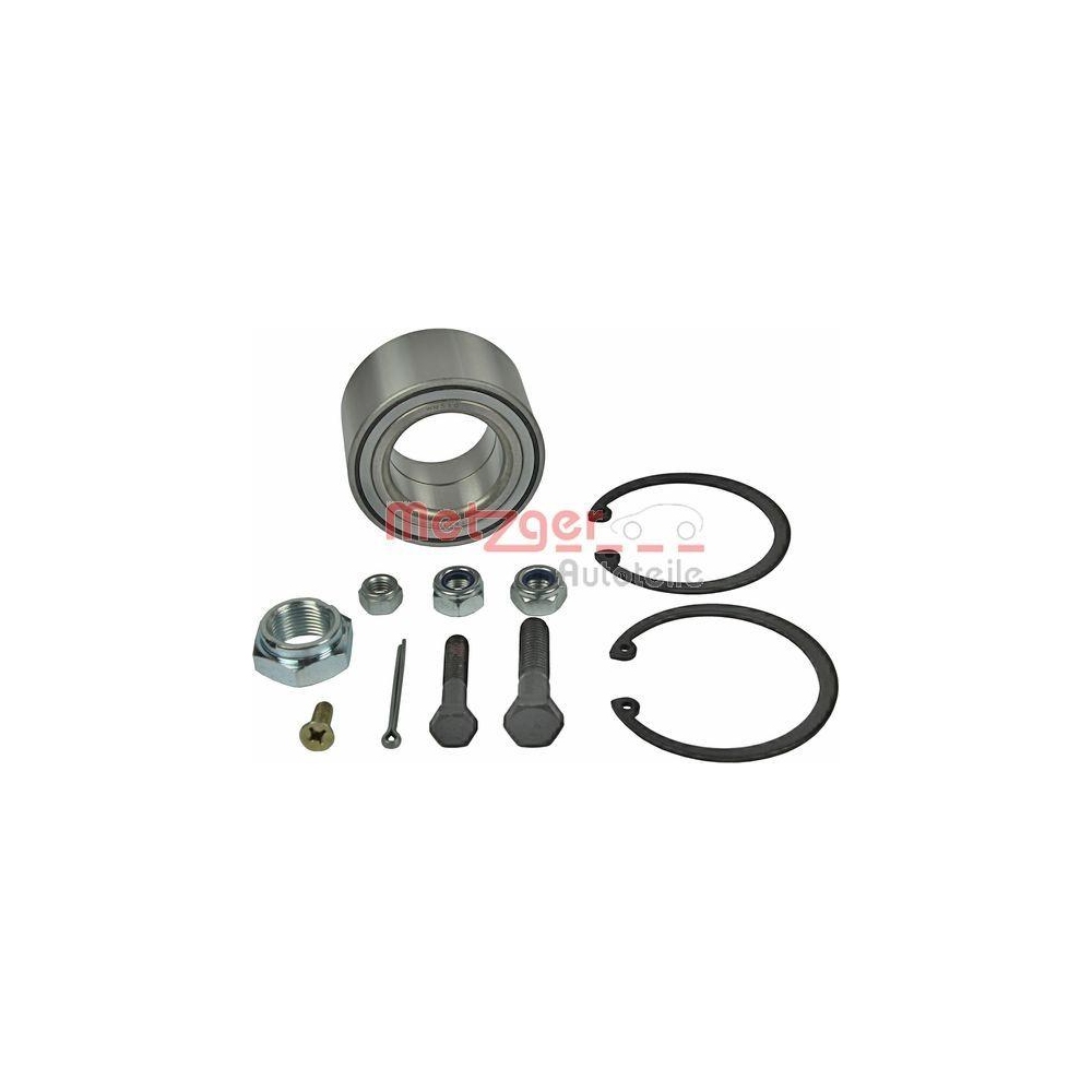 Radlagersatz METZGER WM 510 f&uuml;r SEAT VW VAG, Hinterachse, Vorderachse