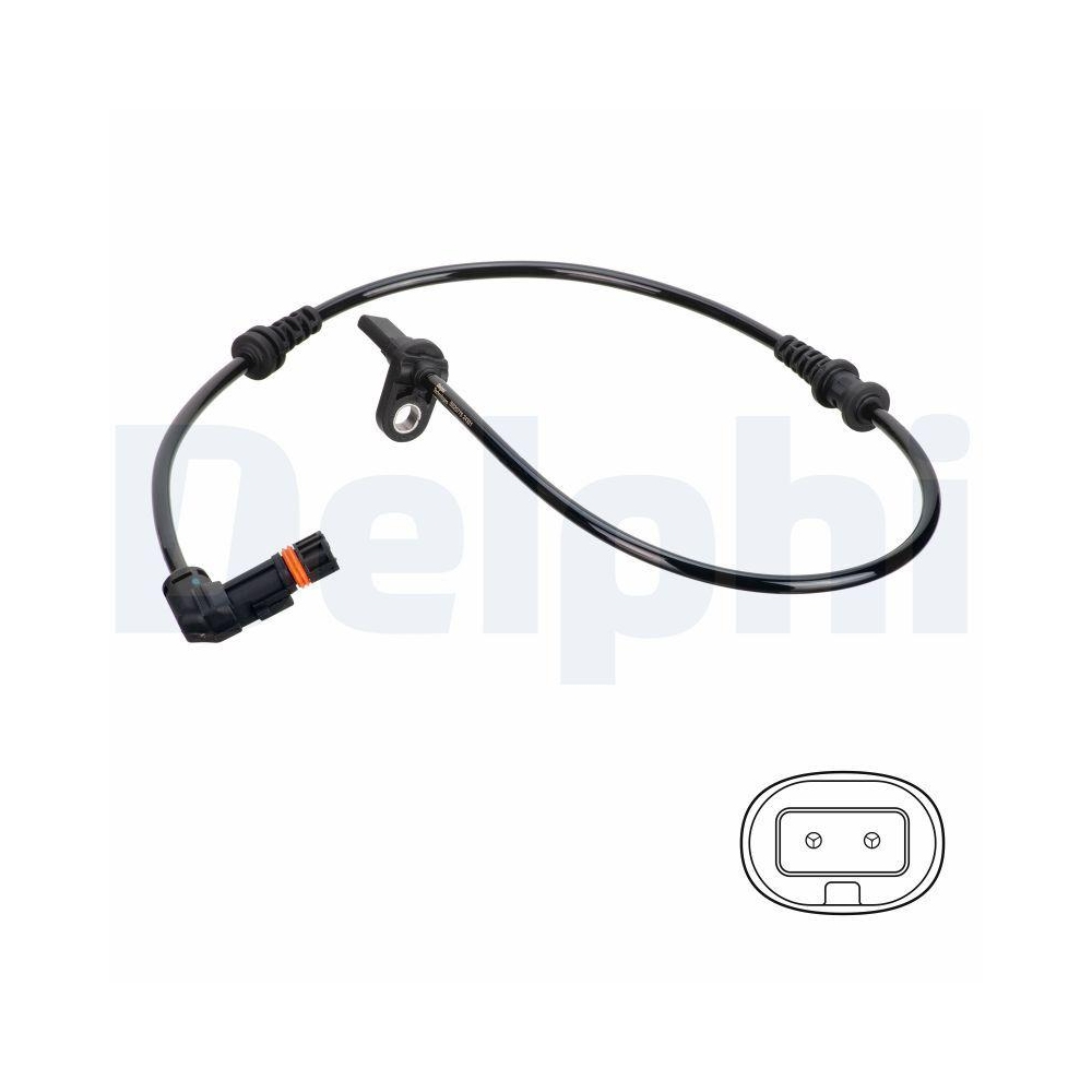 DELPHI SS20775 Sensor, Raddrehzahl f&uuml;r MERCEDES-BENZ, Vorderachse