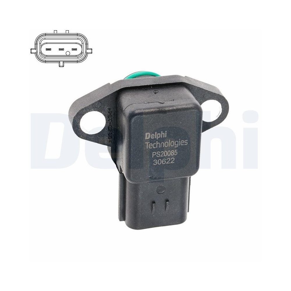 DELPHI PS20085-12B1 Sensor, Ladedruck für SUZUKI
