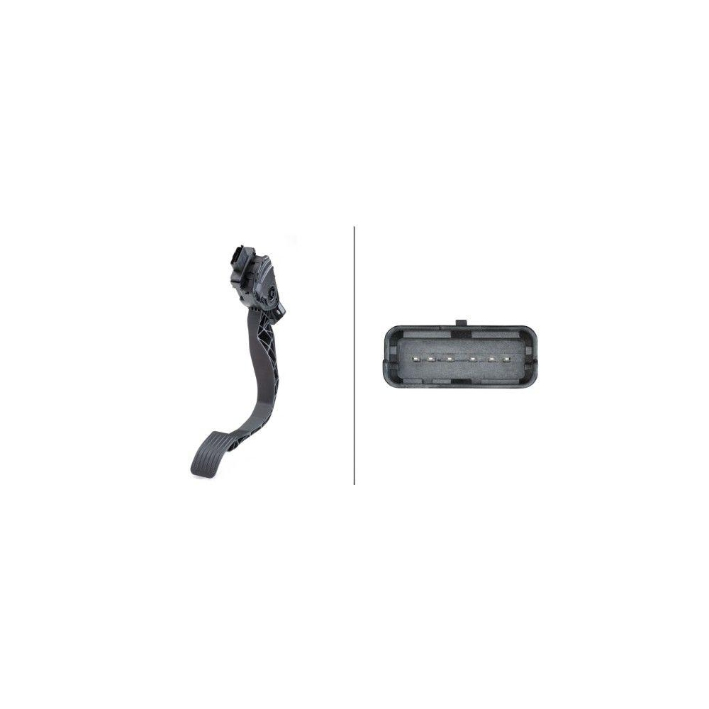 HELLA Sensor, Fahrpedalstellung 6PV 009 949-721 für CITROËN CITROËN/PEUGEOT