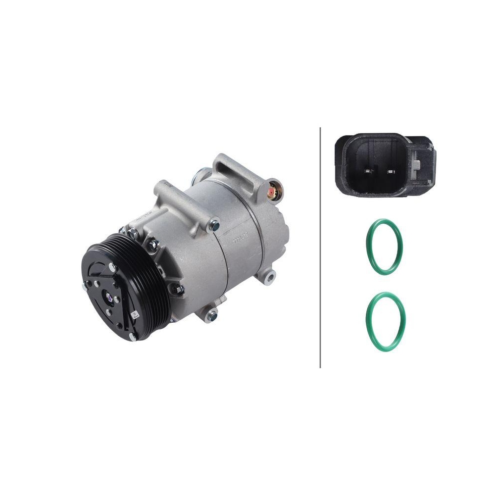 HELLA Kompressor, Klimaanlage 8FK 366 200-571 >>> Easy2Fit <<< f&uuml;r FORD VOLVO