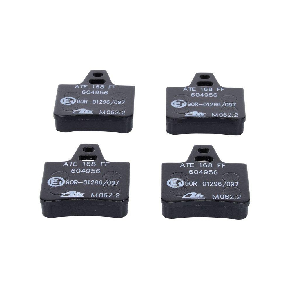 Bremsbelagsatz, Scheibenbremse ATE 13.0460-4956.2 f&uuml;r CITRO&Euml;N, Hinterachse