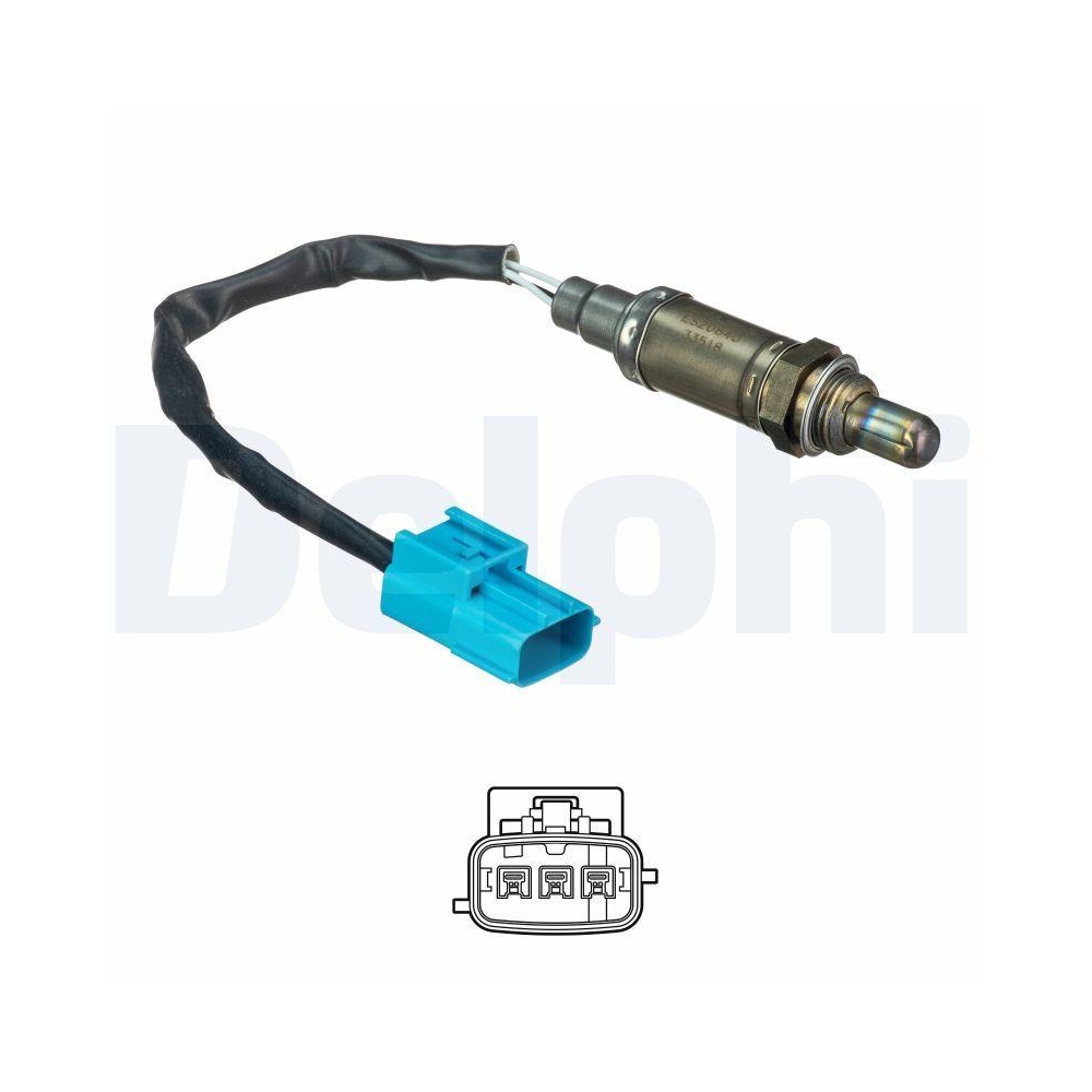 DELPHI ES20640-12B1 Lambdasonde f&uuml;r NISSAN, links, rechts, vor Katalysator
