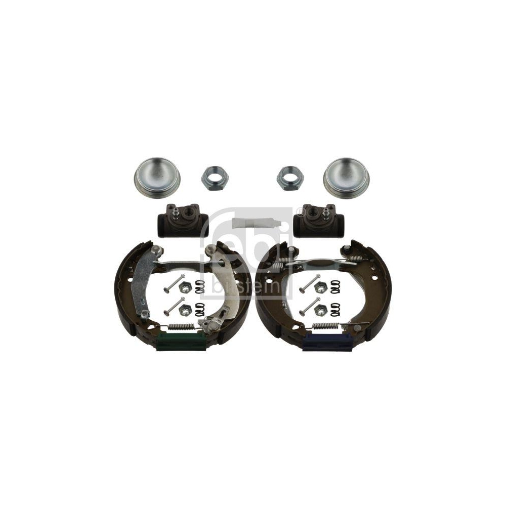 FEBI BILSTEIN Bremsbackensatz 37496 f&uuml;r PEUGEOT, Hinterachse