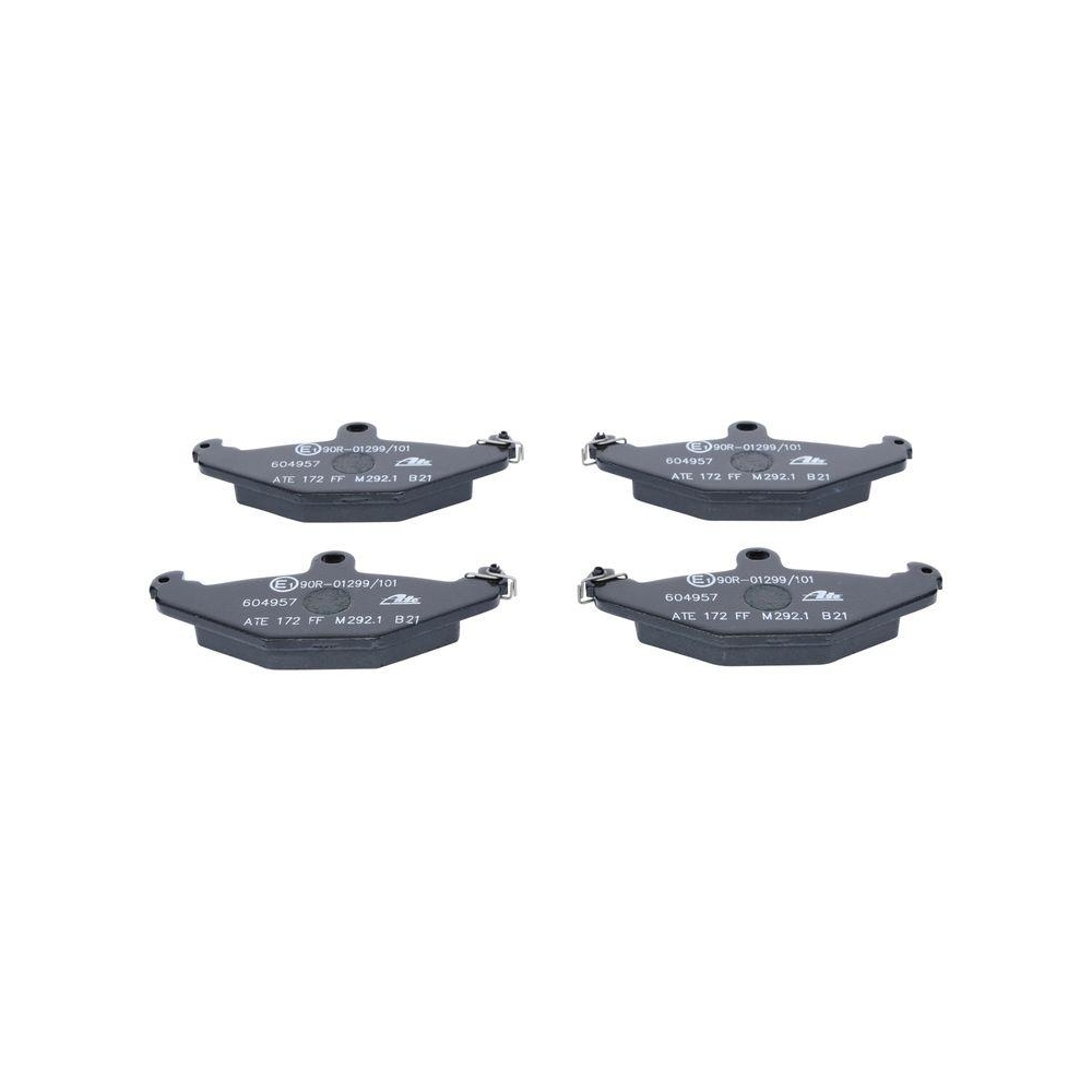 Bremsbelagsatz, Scheibenbremse ATE 13.0460-4957.2 f&uuml;r RENAULT, Hinterachse