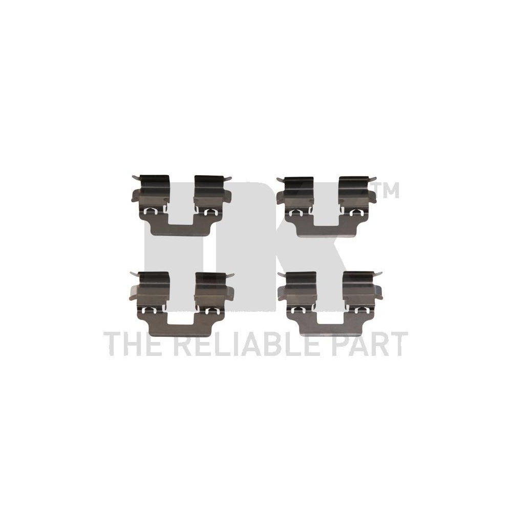 Zubeh&ouml;rsatz, Scheibenbremsbelag NK 79261750 f&uuml;r, Hinterachse, Vorderachse