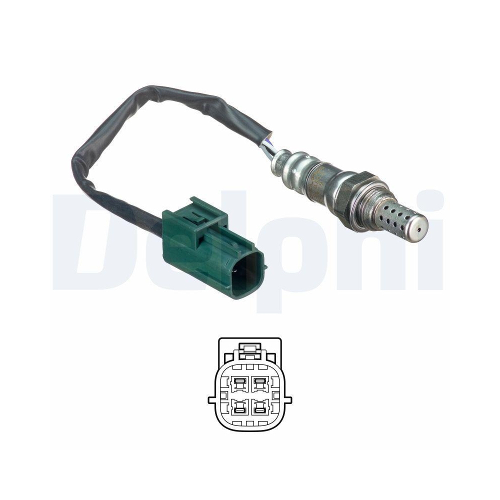 DELPHI ES20643-12B1 Lambdasonde f&uuml;r NISSAN, vor Katalysator