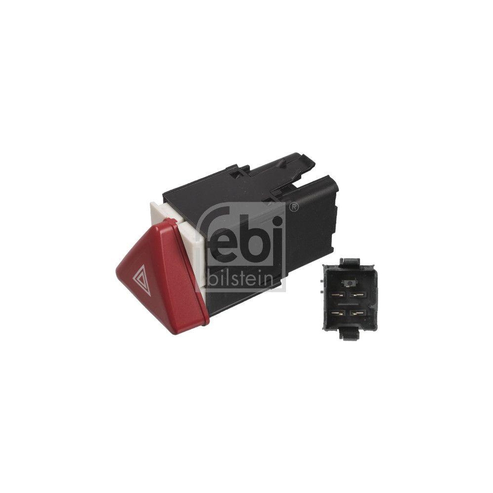 FEBI BILSTEIN Warnblinkschalter 106239 febi Plus für VW, Armaturenbrett