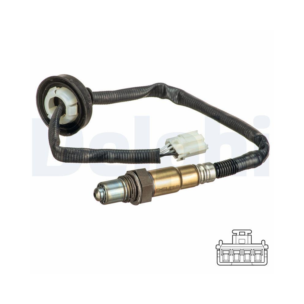 DELPHI ES20644-12B1 Lambdasonde f&uuml;r MITSUBISHI SMART, nach Katalysator