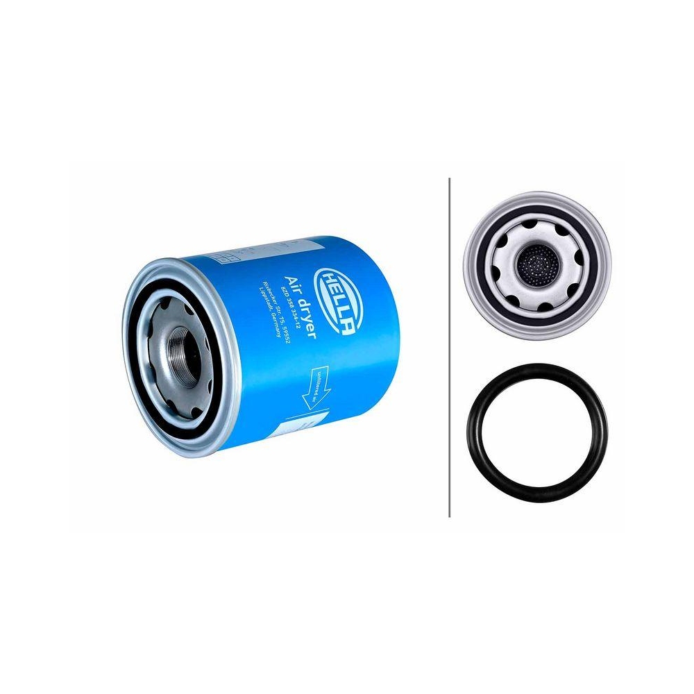 HELLA Lufttrocknerpatrone, Druckluftanlage 8ZD 358 334-121 für MERCEDES-BENZ