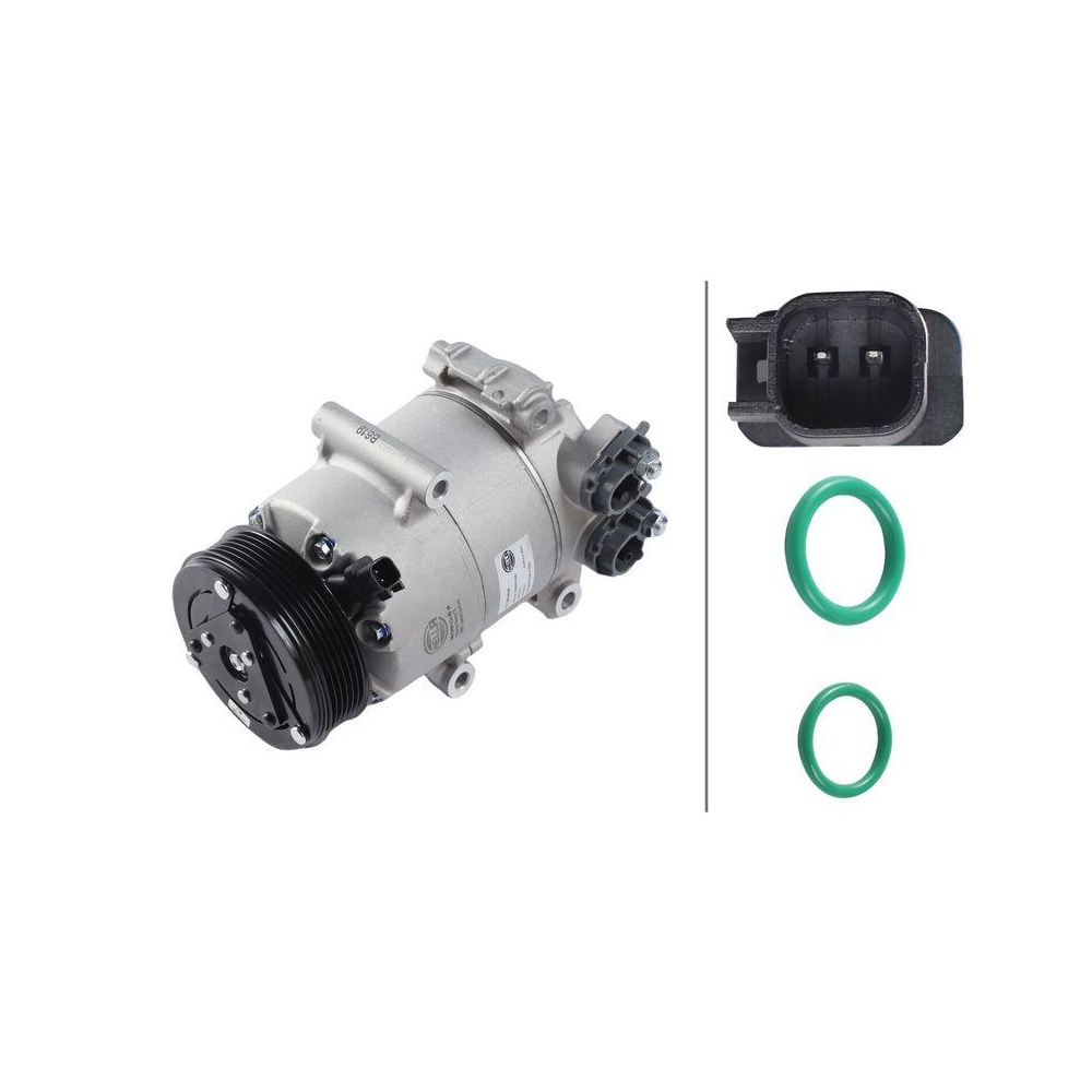 HELLA Kompressor, Klimaanlage 8FK 366 200-601 >>> Easy2Fit <<< f&uuml;r FORD