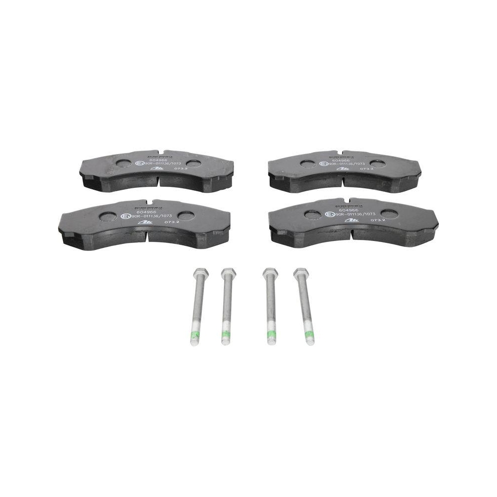 Bremsbelagsatz, Scheibenbremse ATE 13.0460-4966.2 f&uuml;r IVECO, Hinterachse