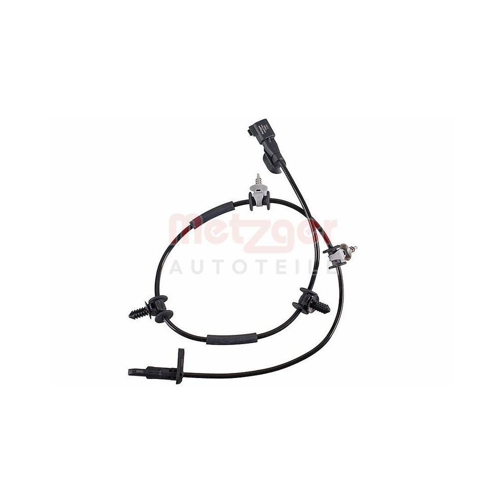 Sensor, Raddrehzahl METZGER 09001544 GREENPARTS f&uuml;r TESLA, Vorderachse links