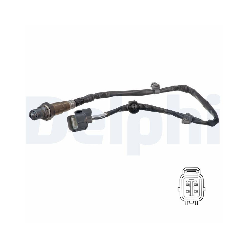 Lambdasonde DELPHI ES20645-12B1 für HONDA, vor Katalysator