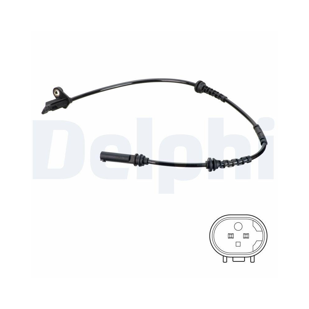 DELPHI SS20762 Sensor, Raddrehzahl f&uuml;r BMW MINI, Hinterachse