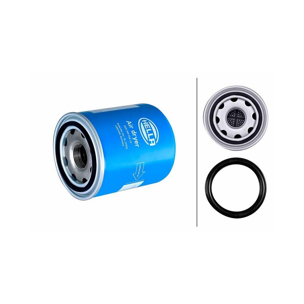 HELLA Lufttrocknerpatrone, Druckluftanlage 8ZD 358 334-131 für DAF