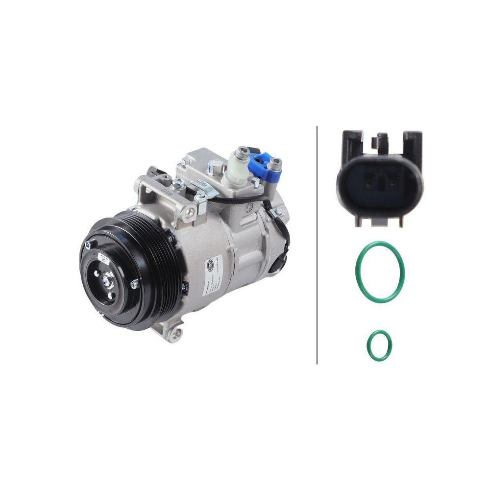 HELLA Kompressor, Klimaanlage 8FK 366 200-611 >>> Easy2Fit <<< für MERCEDES-BENZ