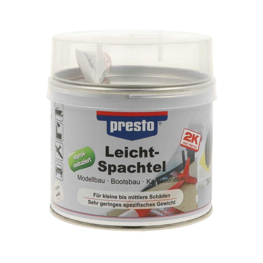 Universalspachtel PRESTO 601457 Leichtspachtel styrolreduziert 420 g für