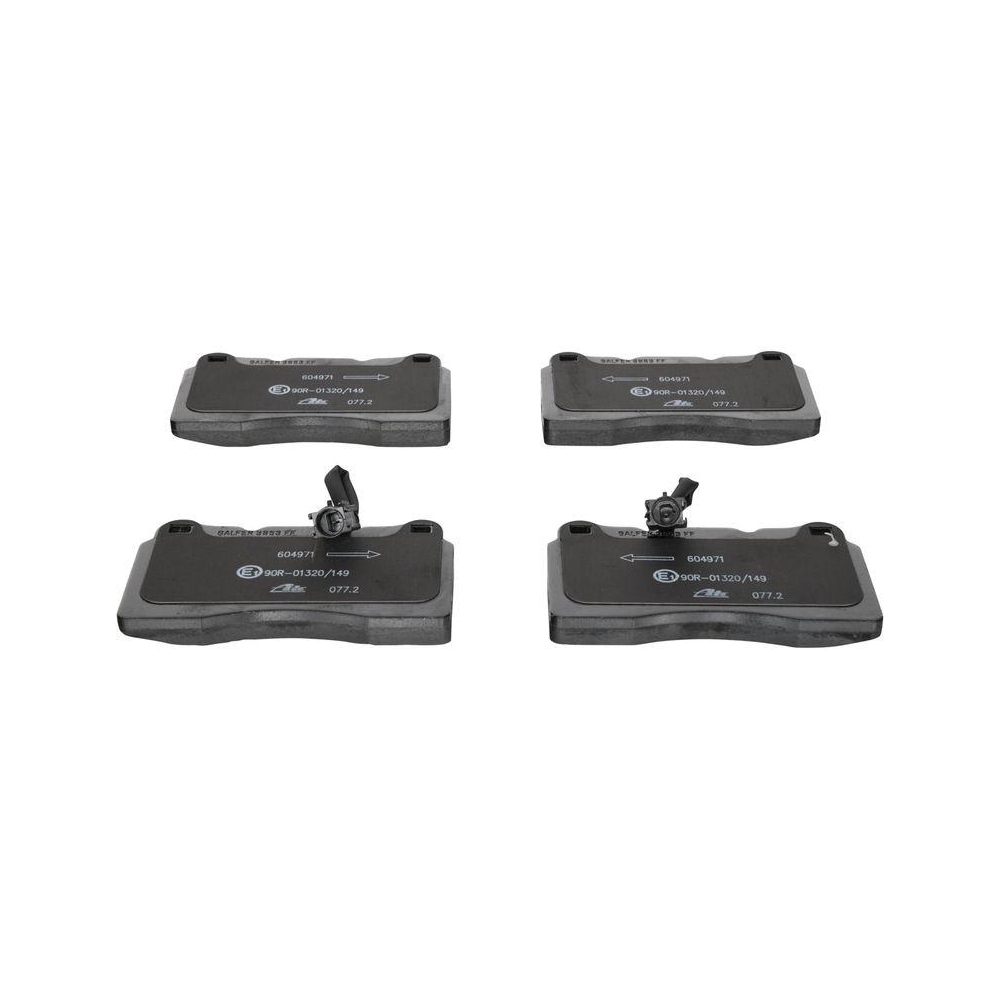 Bremsbelagsatz, Scheibenbremse ATE 13.0460-4971.2 f&uuml;r FIAT, Vorderachse