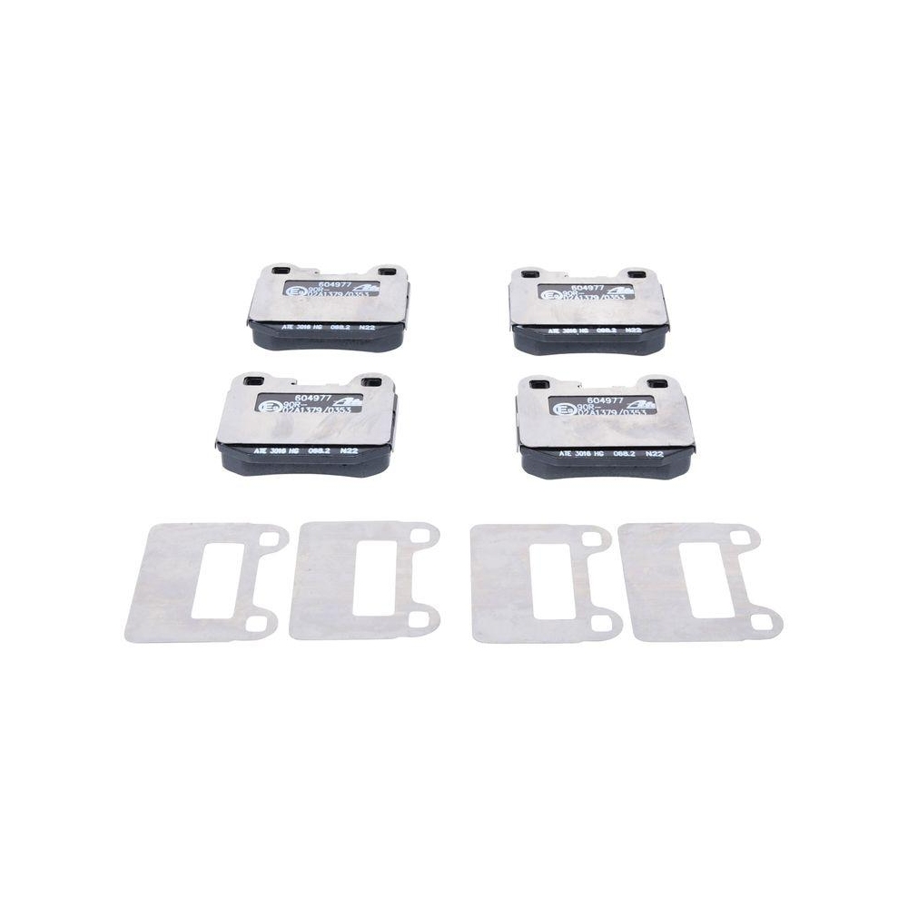 Bremsbelagsatz, Scheibenbremse ATE 13.0460-4977.2 f&uuml;r MERCEDES-BENZ, Hinterachse