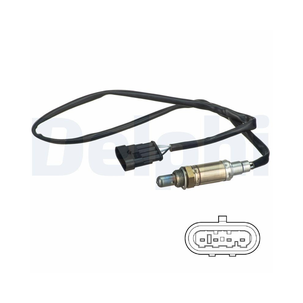 DELPHI ES20650-12B1 Lambdasonde f&uuml;r FIAT, vor Katalysator