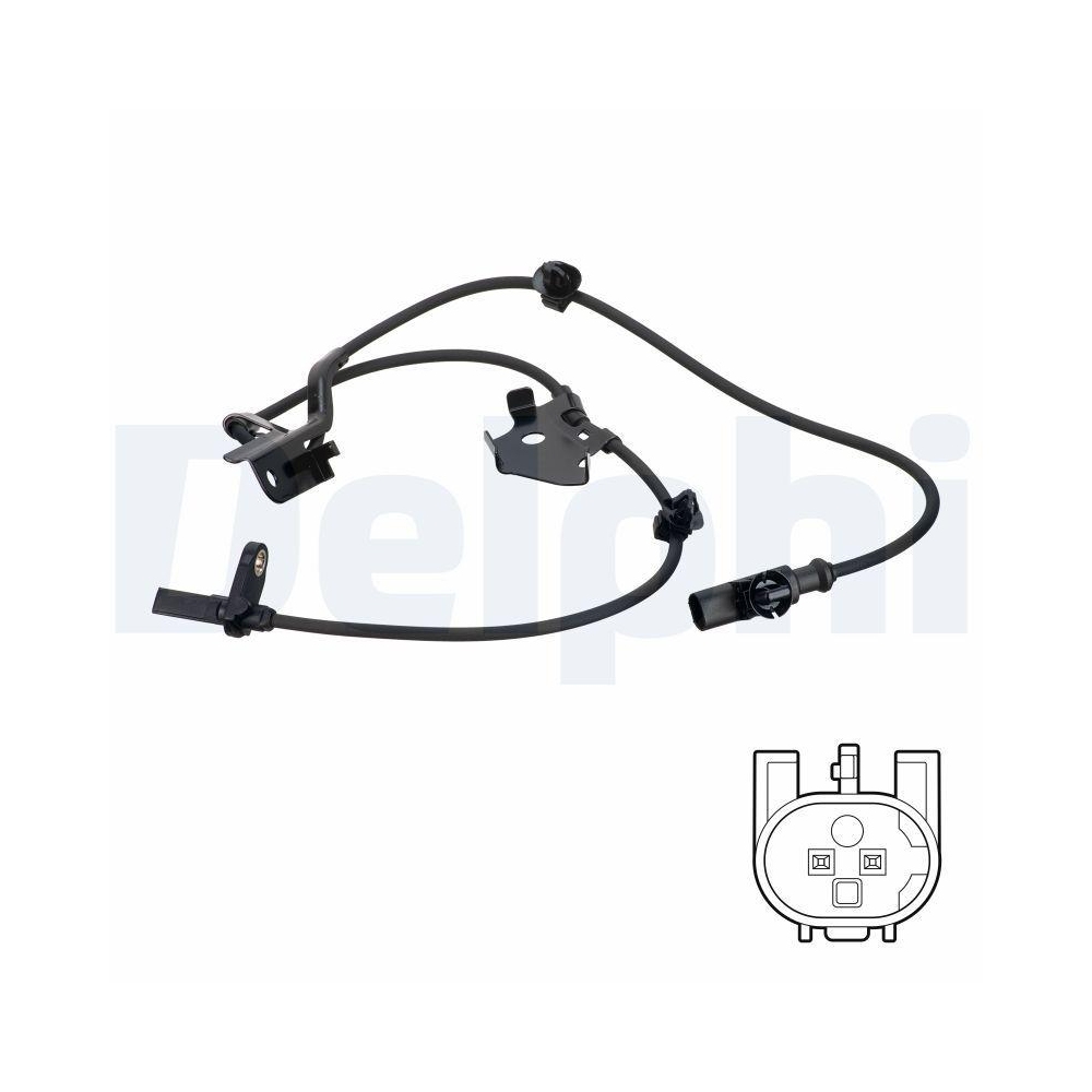 DELPHI SS20753 Sensor, Raddrehzahl f&uuml;r TOYOTA, Vorderachse links