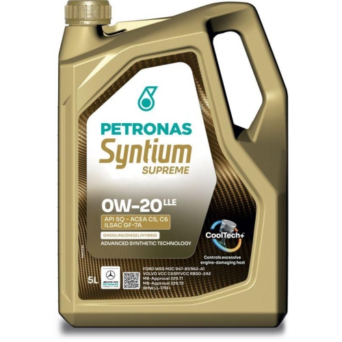 Petronas 71224M12EU Syntium SUPREME LLE 0W-20 5000 ml Motor&ouml;l