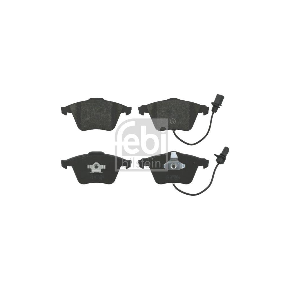 FEBI BILSTEIN Bremsbelagsatz, Scheibenbremse 16584 f&uuml;r AUDI SEAT, Vorderachse