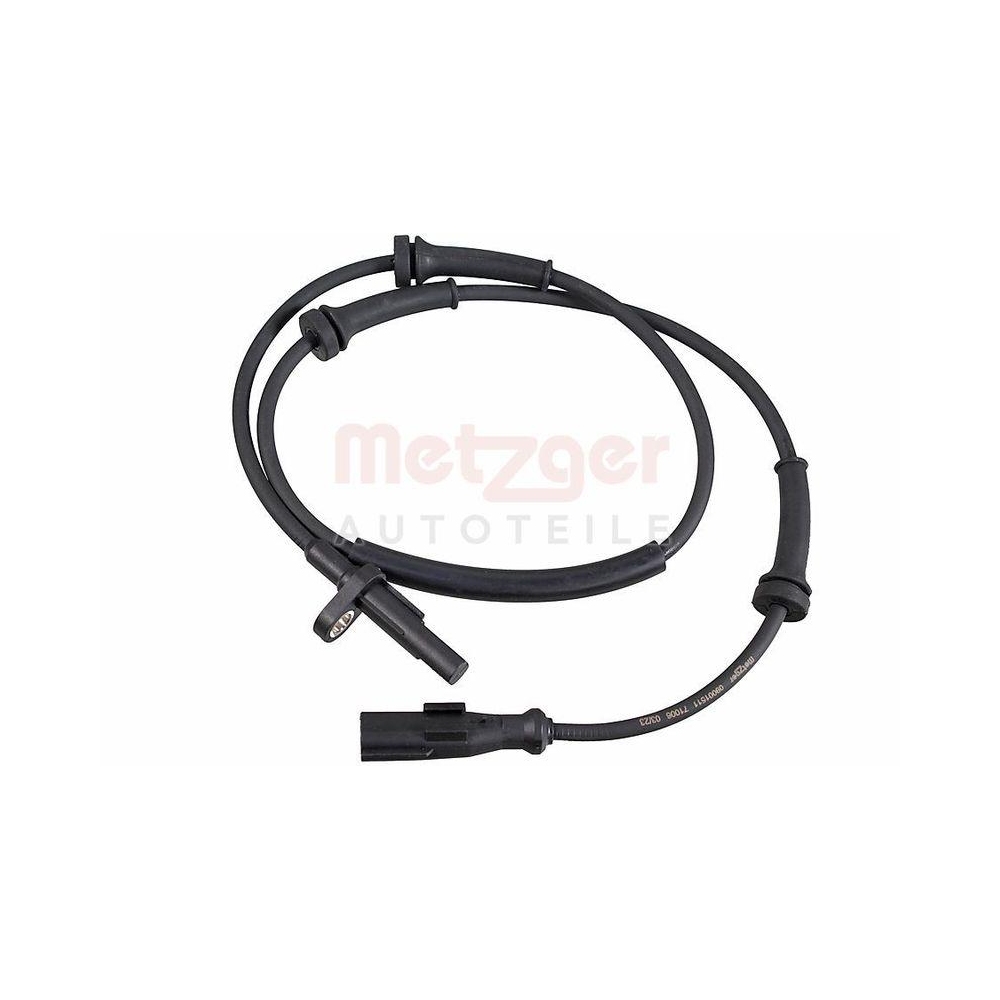 Sensor, Raddrehzahl METZGER 09001511 f&uuml;r FIAT NISSAN OPEL RENAULT GENERAL MOTORS