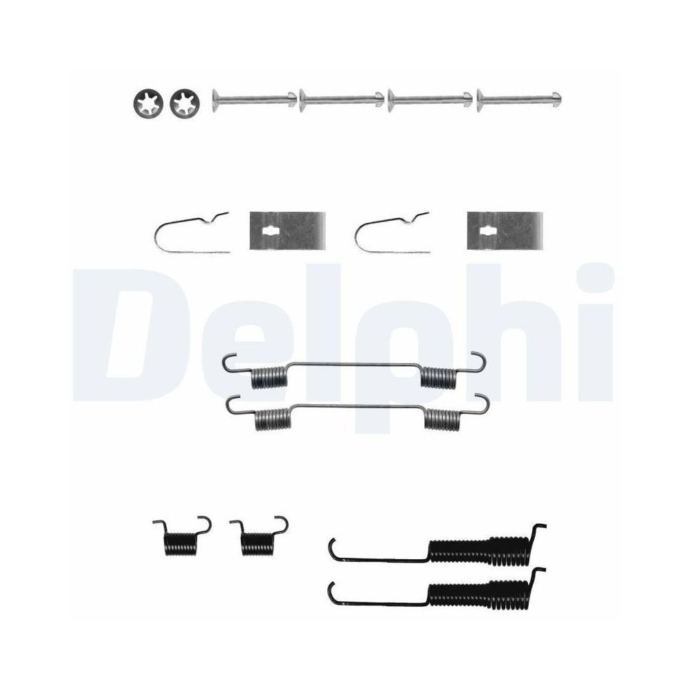 DELPHI LY1296 Zubeh&ouml;rsatz, Bremsbacken f&uuml;r SUZUKI, Hinterachse